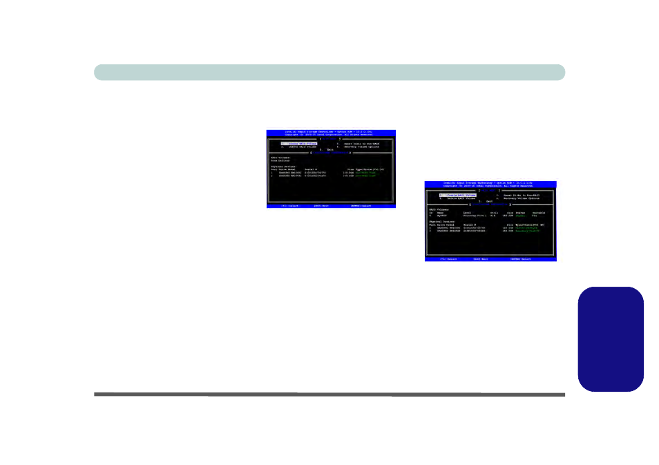 Procedimento di configurazione raid, Parte 1: bios, Parte 2: intel matrix | Italiano procedimento di configurazione raid | chiliGREEN P170HM User Manual | Page 165 / 196