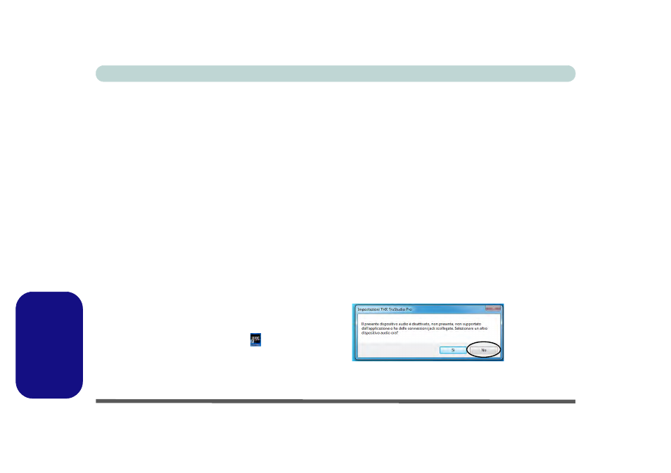 Audio thx trustudio pro, Installazione dell'applicazione thx trustudio, Attivazione di thx trustudio pro | Applicazione thx trustudio pro, Thx tru studio pro & hdmi, Italiano | chiliGREEN P170HM User Manual | Page 178 / 196