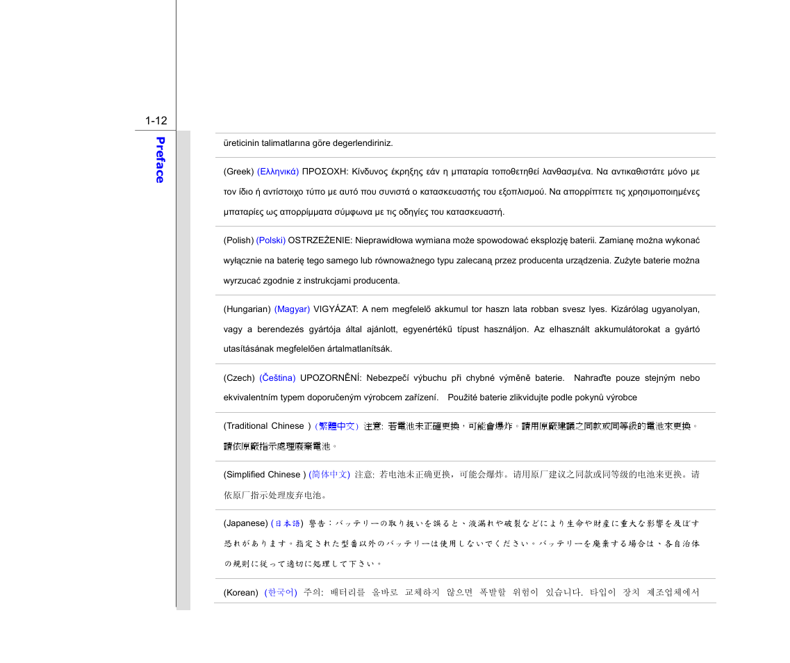 chiliGREEN MS1761 User Manual | Page 12 / 110