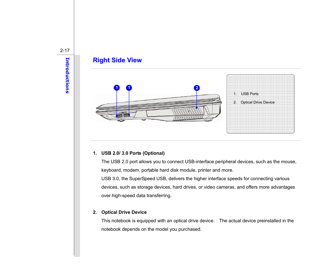 Right side view | chiliGREEN MS1761 User Manual | Page 39 / 110