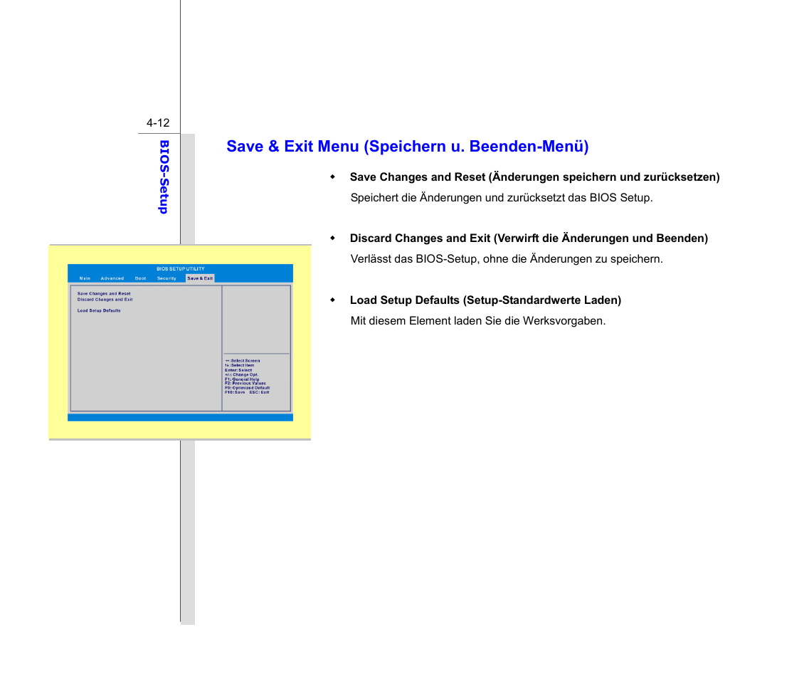 Save & exit menu (speichern u. beenden-menü) | chiliGREEN MS1761 User Manual | Page 111 / 111