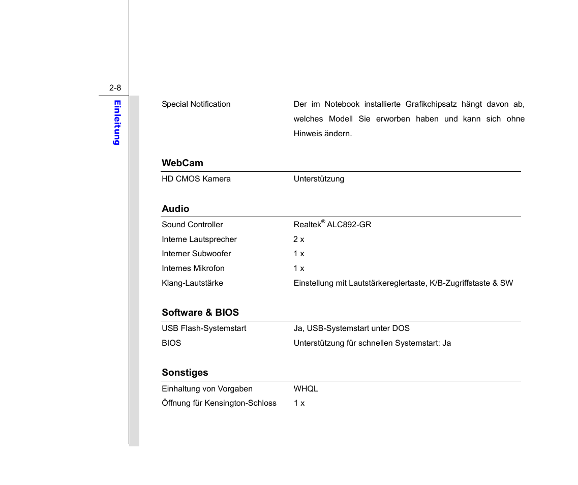 chiliGREEN MS1761 User Manual | Page 30 / 111