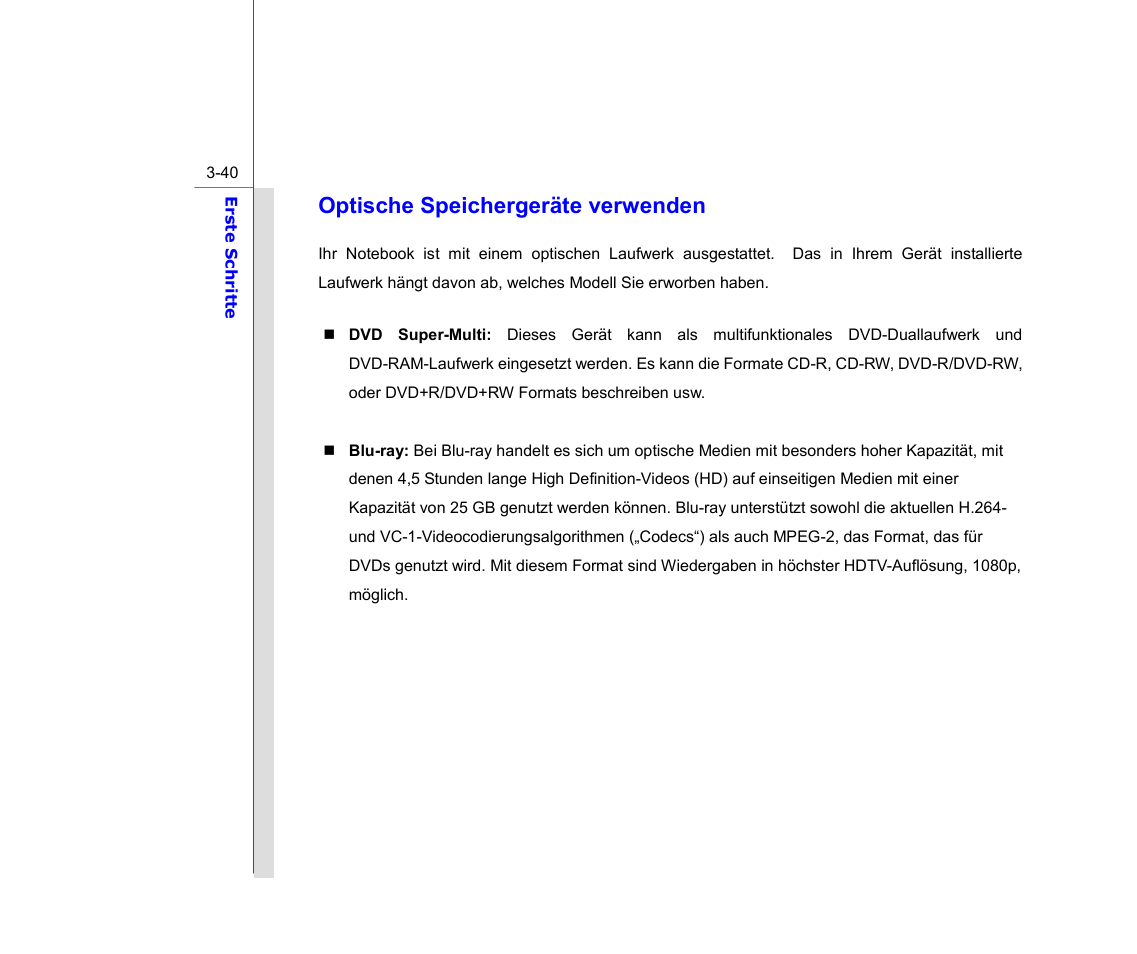 Optische speichergeräte verwenden | chiliGREEN MS1761 User Manual | Page 86 / 111