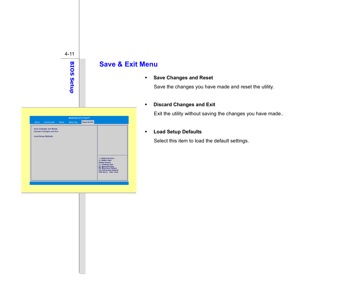 Save & exit menu | chiliGREEN MS1753 User Manual | Page 105 / 105