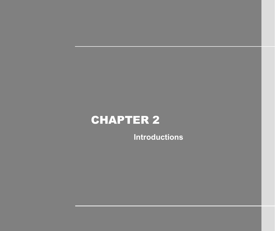 Chapter 2, Introductions | chiliGREEN MS1753 User Manual | Page 23 / 105