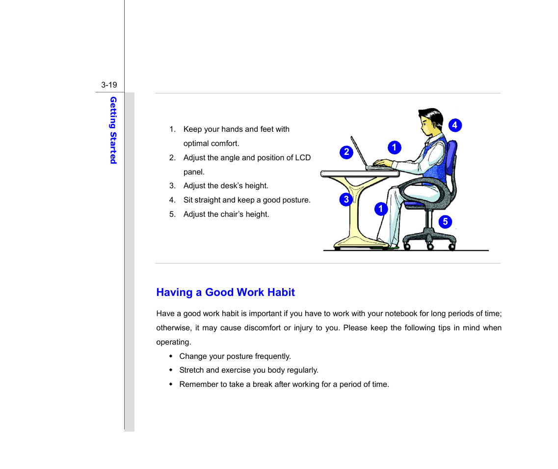 Having a good work habit | chiliGREEN MS1753 User Manual | Page 65 / 105