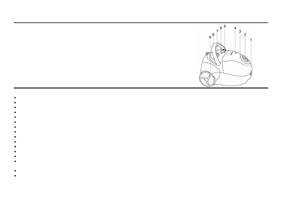 Description, Important safeguards | Hyundai H-VC1080 User Manual | Page 2 / 9