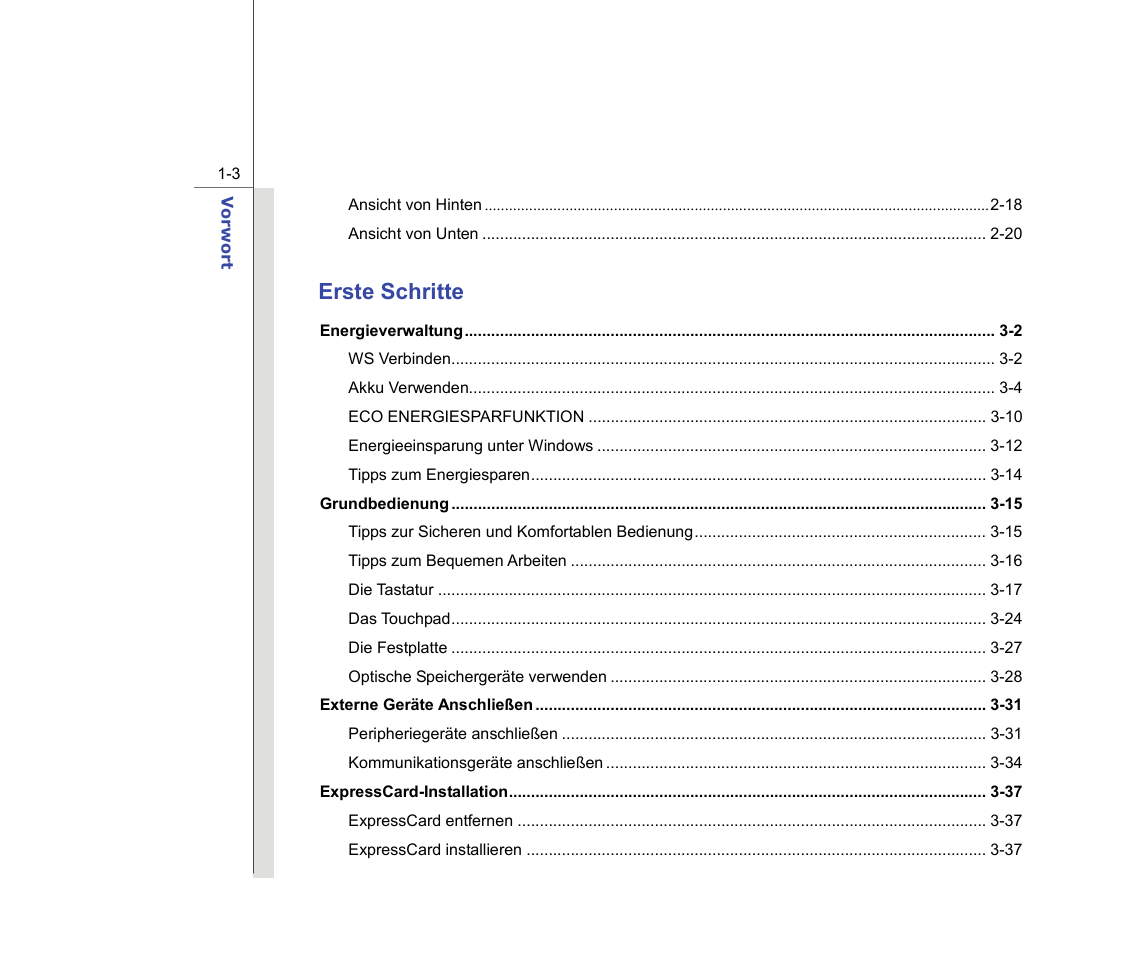 Erste schritte | chiliGREEN MS1736 User Manual | Page 3 / 96