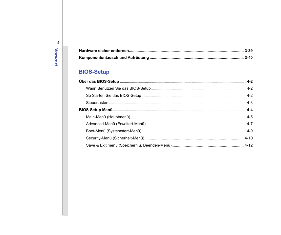 Bios-setup | chiliGREEN MS1736 User Manual | Page 4 / 96