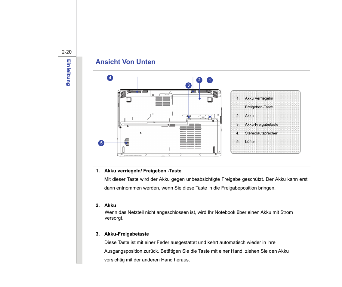 Ansicht von unten | chiliGREEN MS1736 User Manual | Page 41 / 96