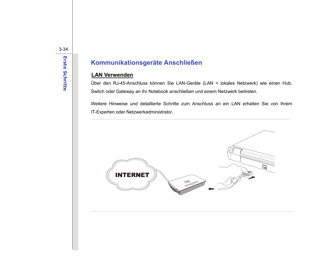 Kommunikationsgeräte anschließen | chiliGREEN MS1736 User Manual | Page 76 / 96
