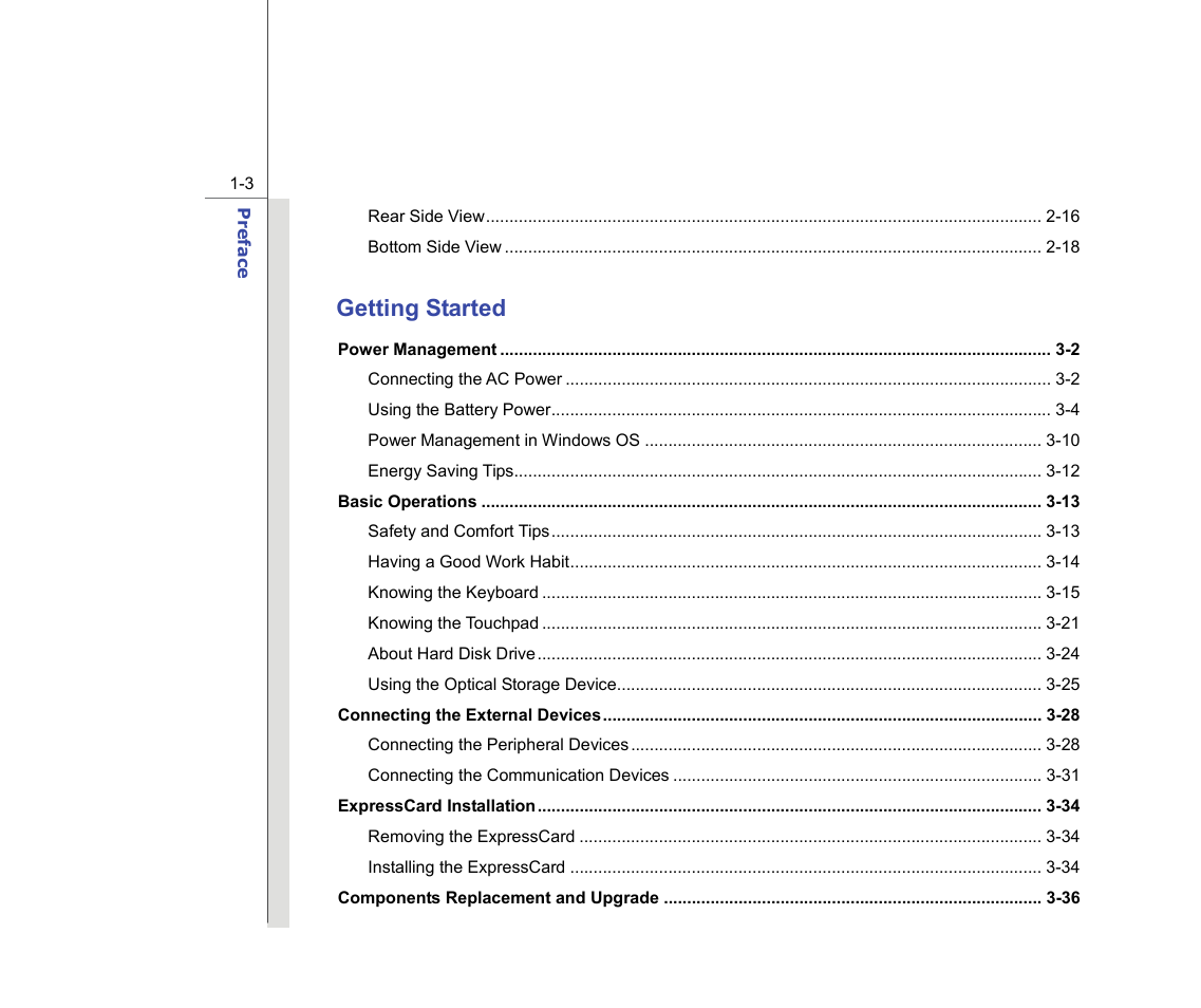 Getting started | chiliGREEN MS1736 User Manual | Page 3 / 90
