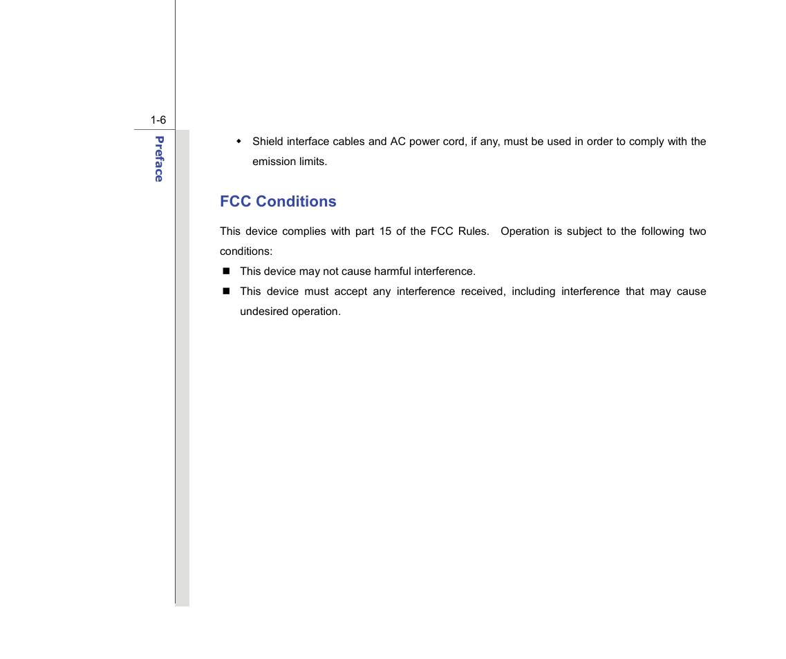 Fcc conditions | chiliGREEN MS1736 User Manual | Page 6 / 90