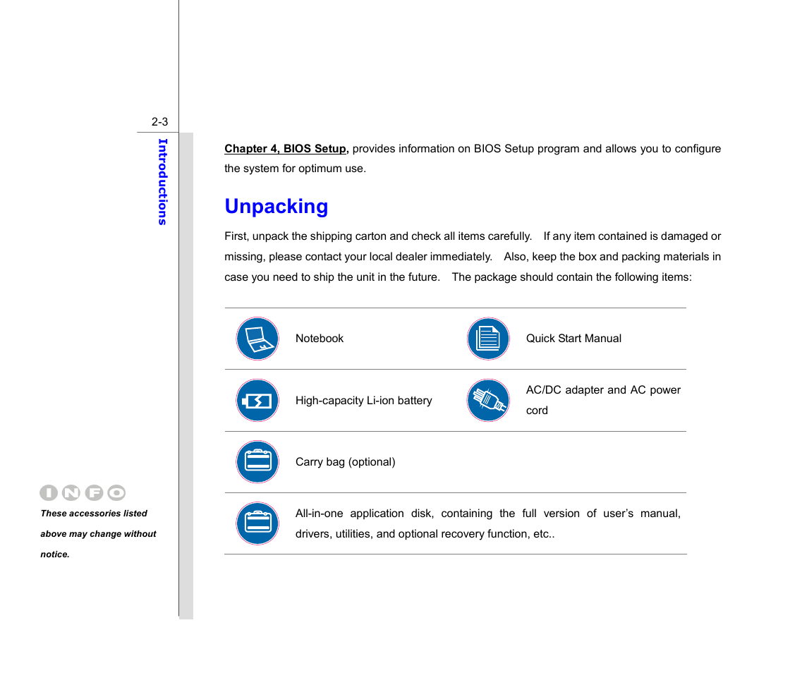 Unpacking | chiliGREEN MS1733 User Manual | Page 25 / 97