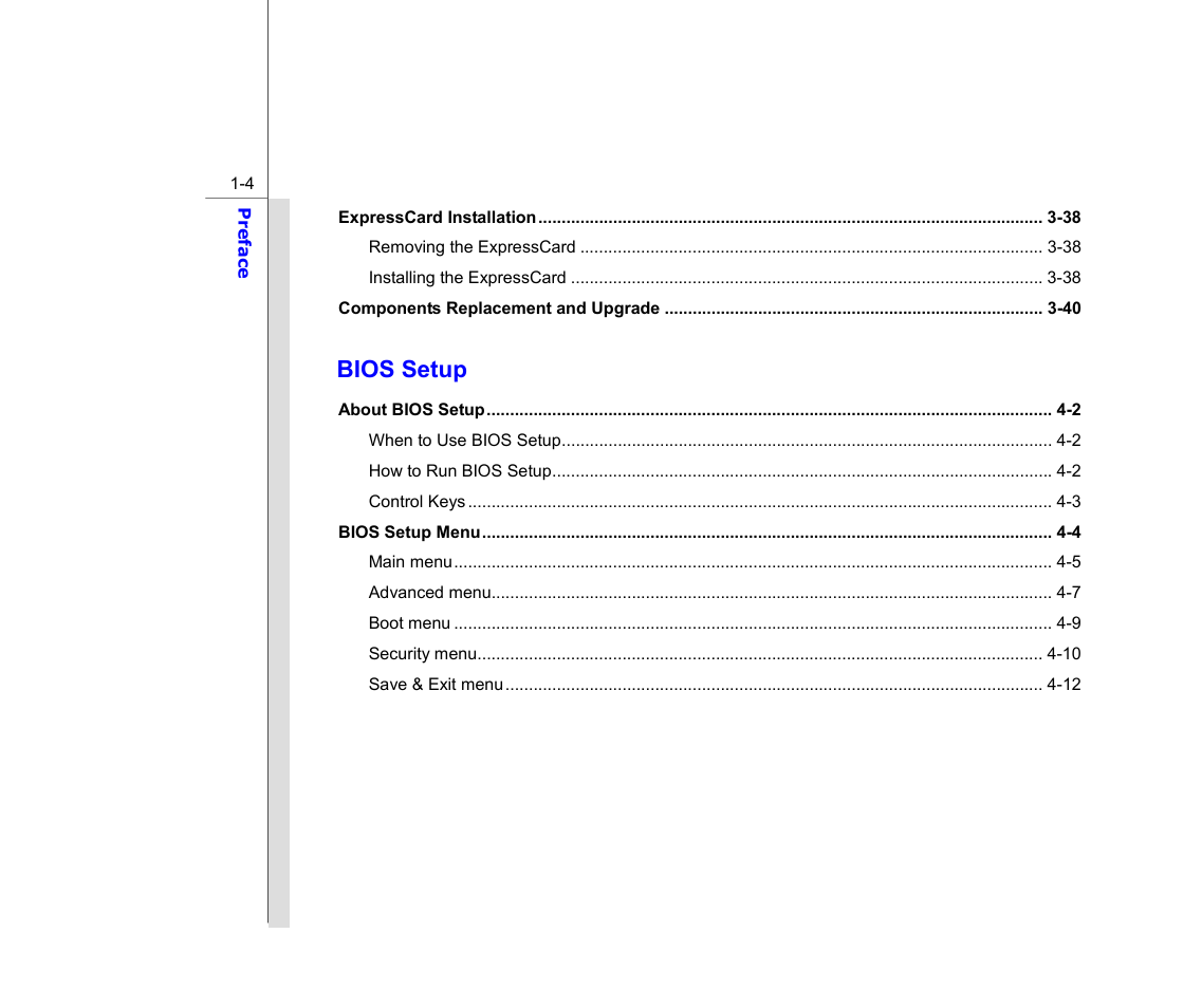 Bios setup | chiliGREEN MS1733 User Manual | Page 4 / 97