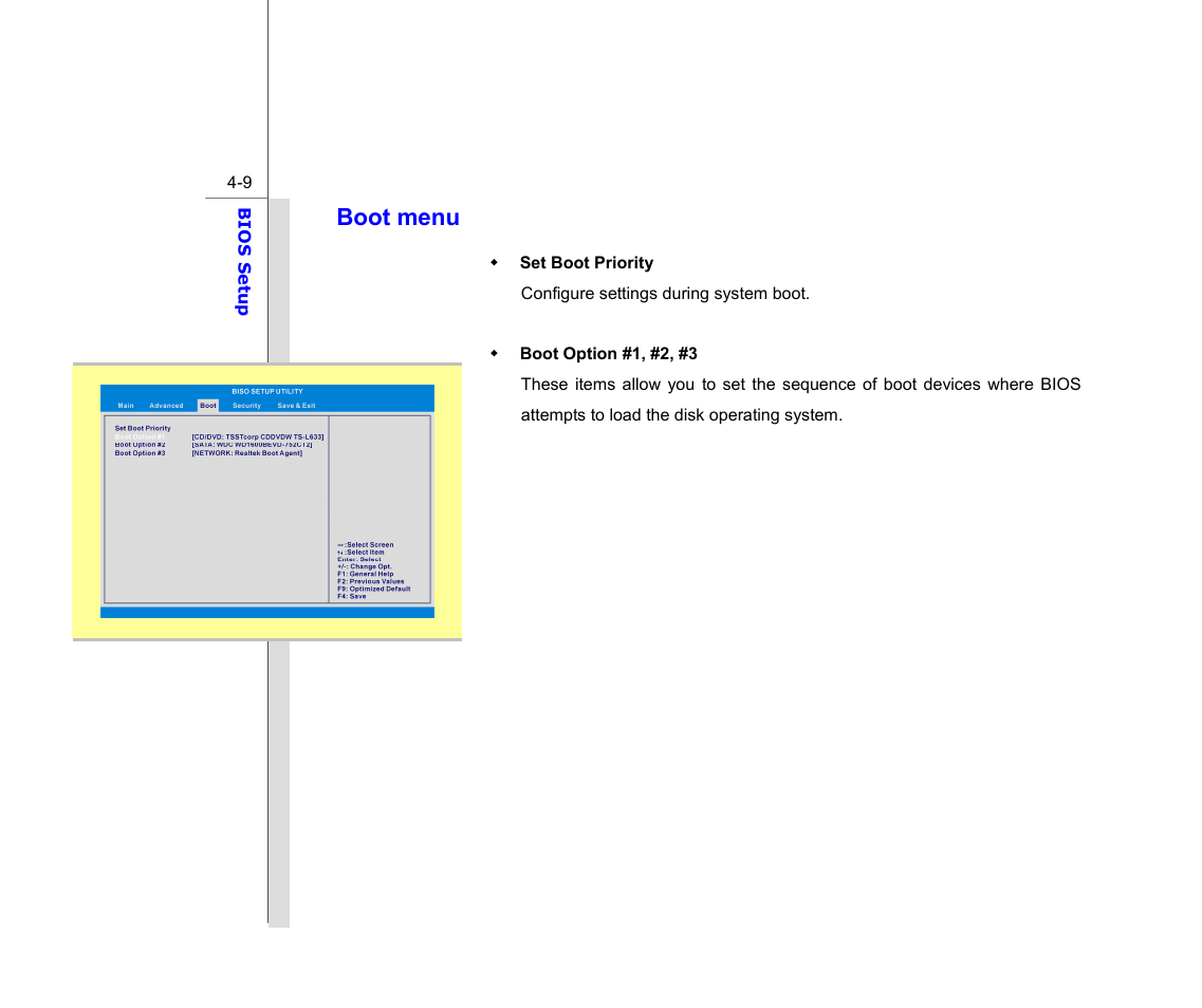 Boot menu | chiliGREEN MS1733 User Manual | Page 94 / 97
