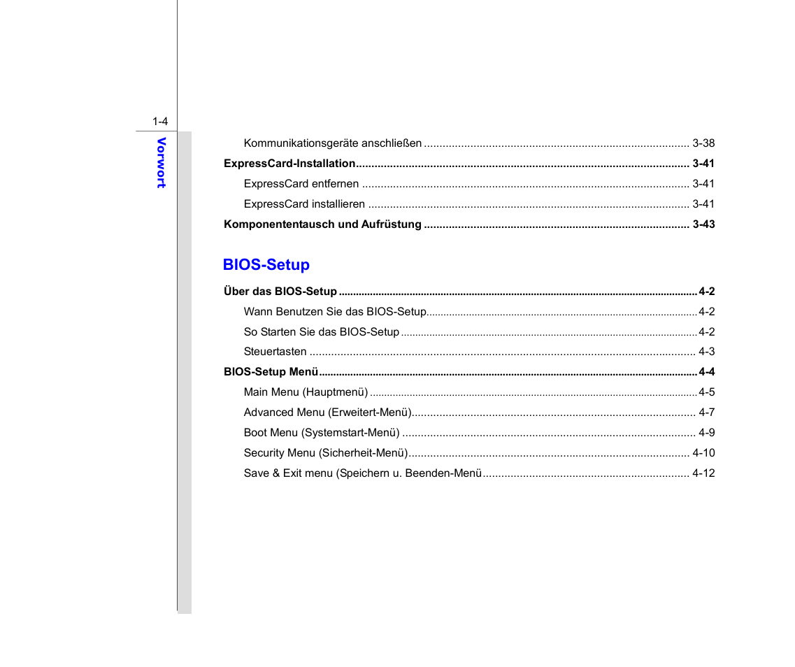 Bios-setup | chiliGREEN MS1733 User Manual | Page 4 / 102