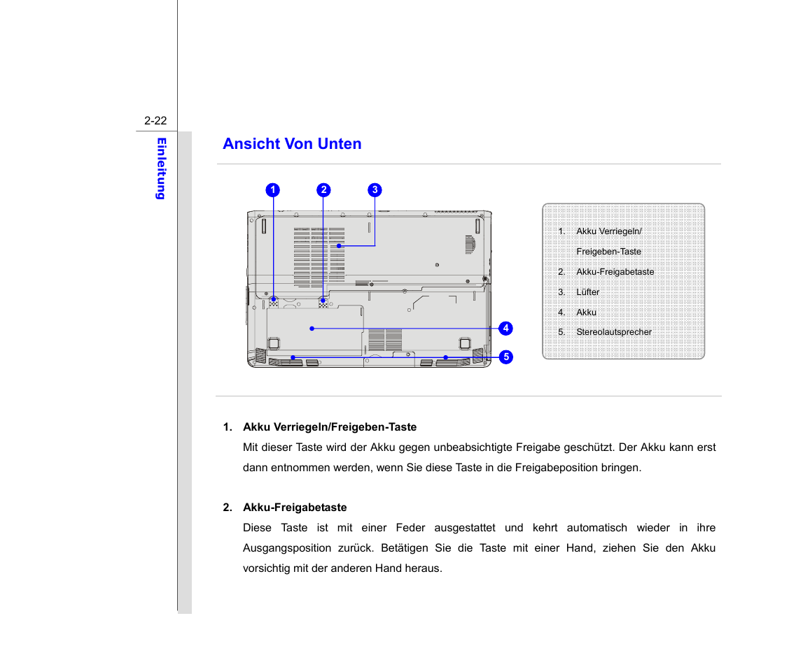 Ansicht von unten | chiliGREEN MS1733 User Manual | Page 44 / 102
