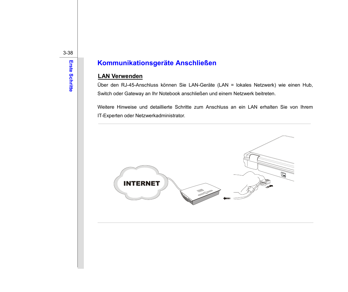 Kommunikationsgeräte anschließen | chiliGREEN MS1733 User Manual | Page 83 / 102