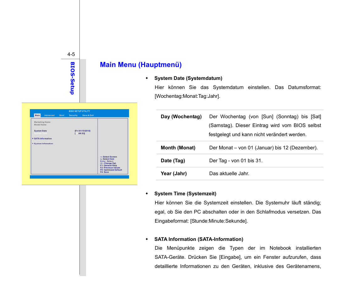 Main menu (hauptmenü) | chiliGREEN MS1733 User Manual | Page 95 / 102