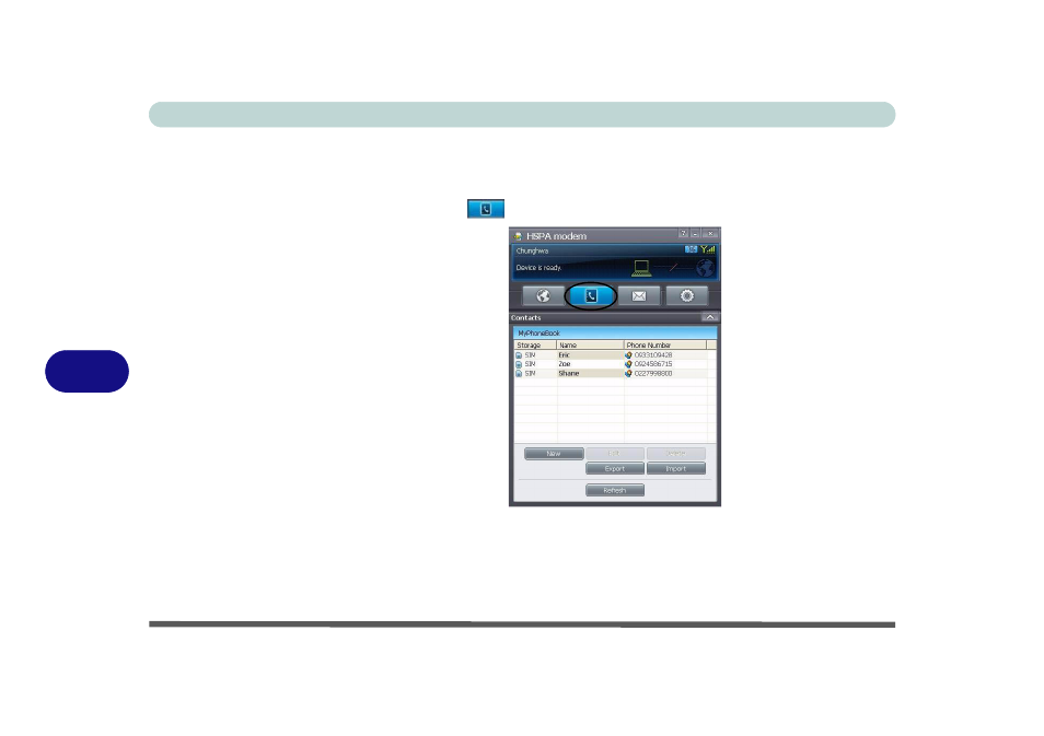 Contacts, Contacts -38 | chiliGREEN M770K User Manual | Page 160 / 210