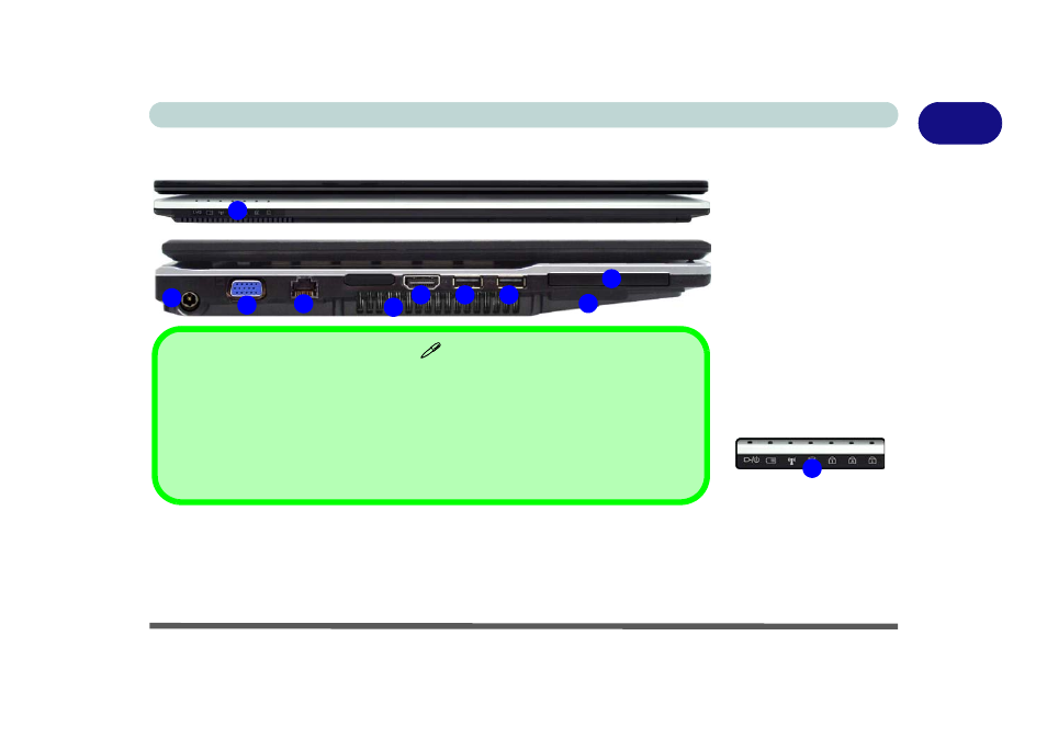 System map: front & left views, System map: front & left views -17 | chiliGREEN M770K User Manual | Page 39 / 210