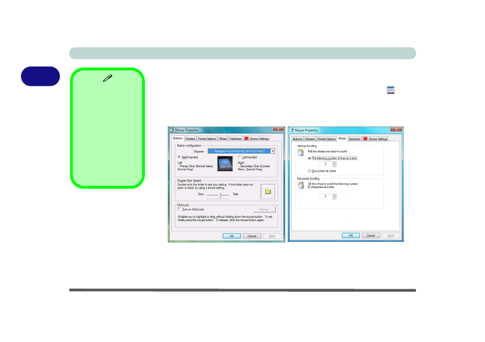 Touchpad for model c computers, Touchpad for model c computers -10 | chiliGREEN M770K User Manual | Page 60 / 210