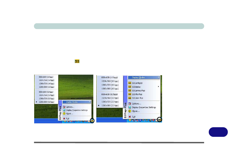Via video driver con, E - 13, Via video driver controls | chiliGREEN M670SRU User Manual | Page 181 / 226