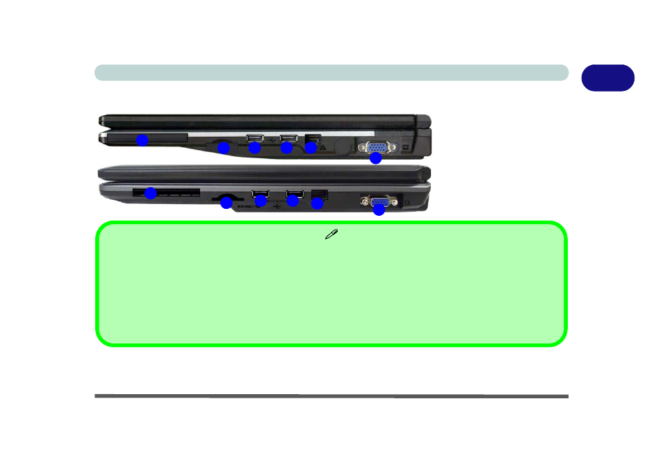 System map: right view, System map: right view -19 | chiliGREEN M670SRU User Manual | Page 39 / 226