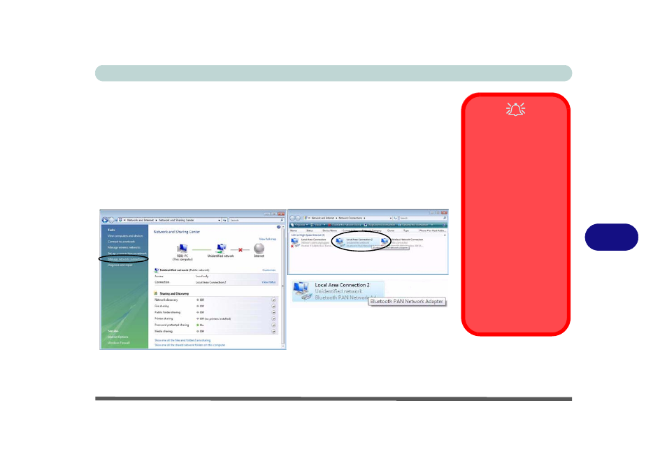 Bluetooth local area connection, Bluetooth local area connection -9 | chiliGREEN M57xRU User Manual | Page 109 / 218