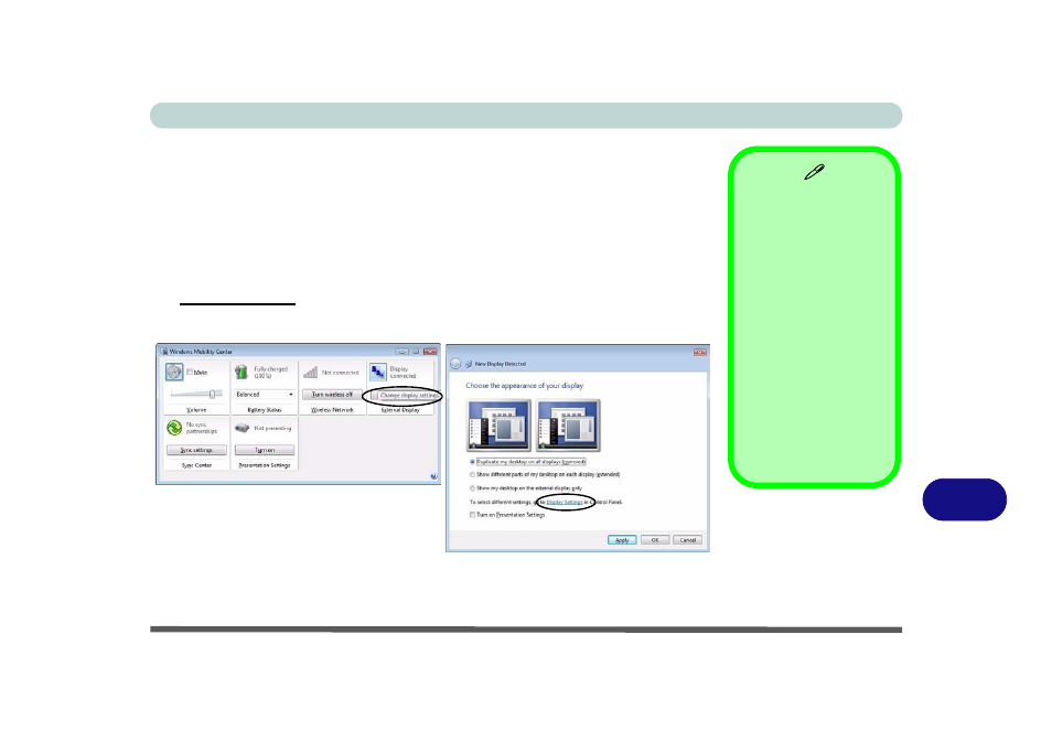 Attaching other displays | chiliGREEN M57xRU User Manual | Page 161 / 218