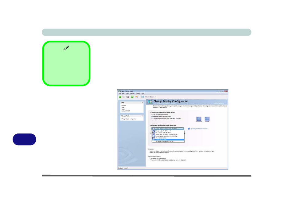 Enabling tv display | chiliGREEN M57xRU User Manual | Page 166 / 218