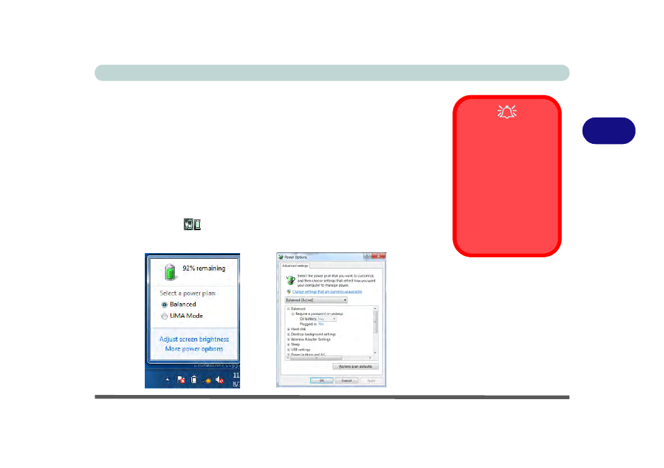 Battery information, Battery information -11, Care in | Refer to | chiliGREEN E7130 User Manual | Page 65 / 188