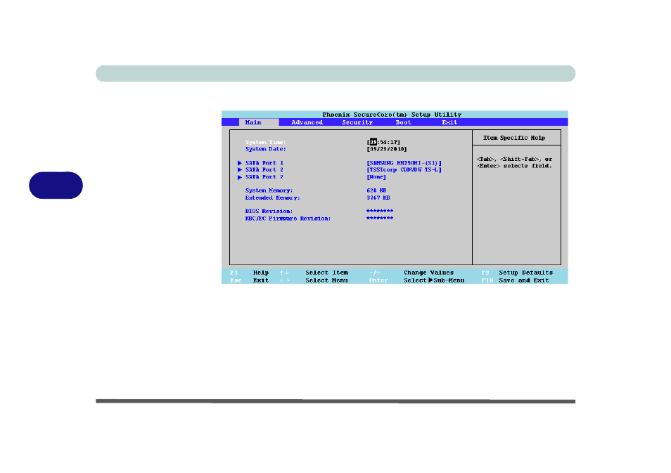 Main menu, System time & date (main menu) | chiliGREEN E7130 User Manual | Page 88 / 188