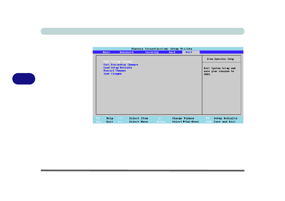 Exit menu | chiliGREEN E7130 User Manual | Page 96 / 188