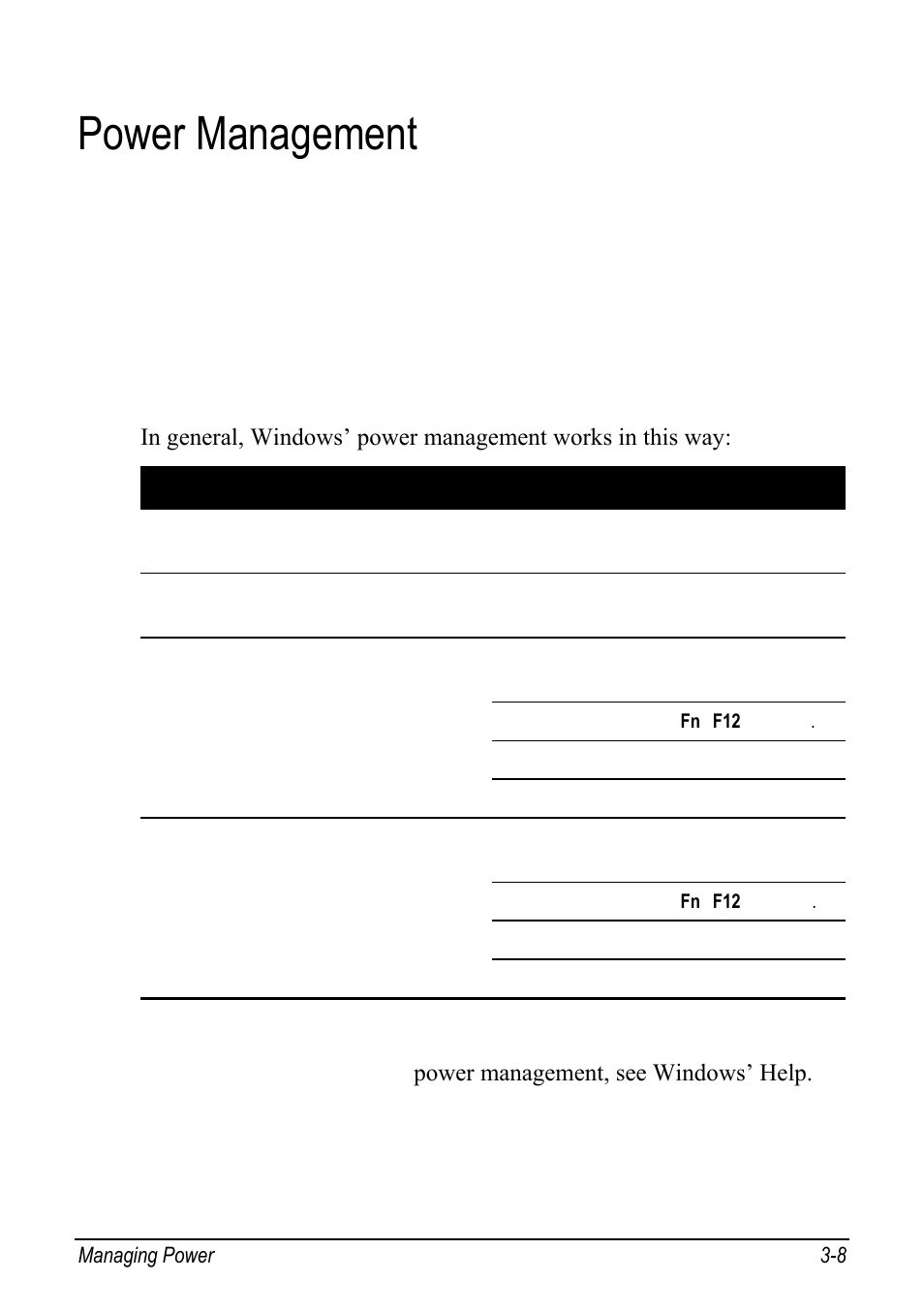 Power management, Power management -8 | chiliGREEN 9270D User Manual | Page 49 / 109
