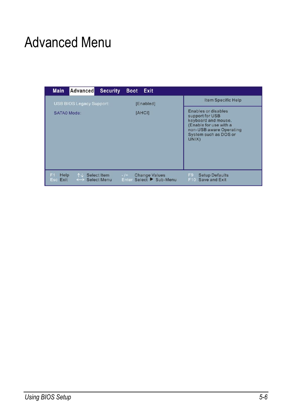 Advanced menu, Advanced menu -6 | chiliGREEN 9270D User Manual | Page 71 / 109