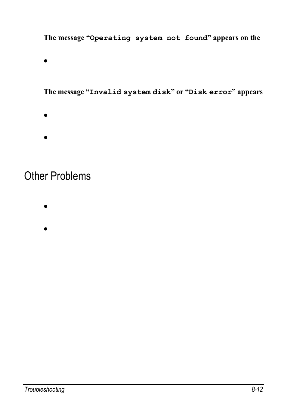 Other problems, Other problems -12 | chiliGREEN 9270D User Manual | Page 95 / 109