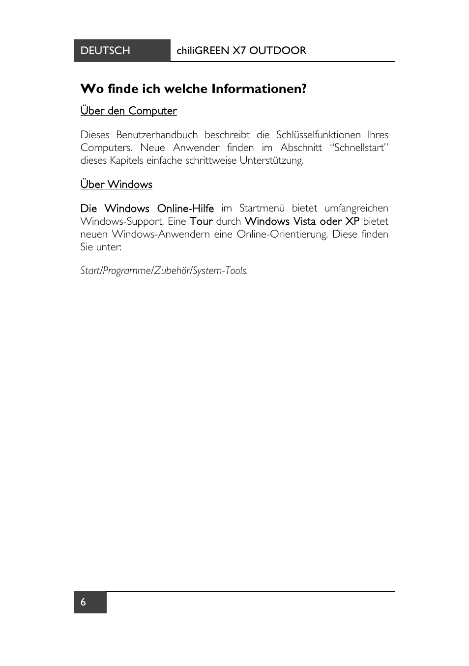 Wo finde ich welche informationen | chiliGREEN X7 User Manual | Page 11 / 198