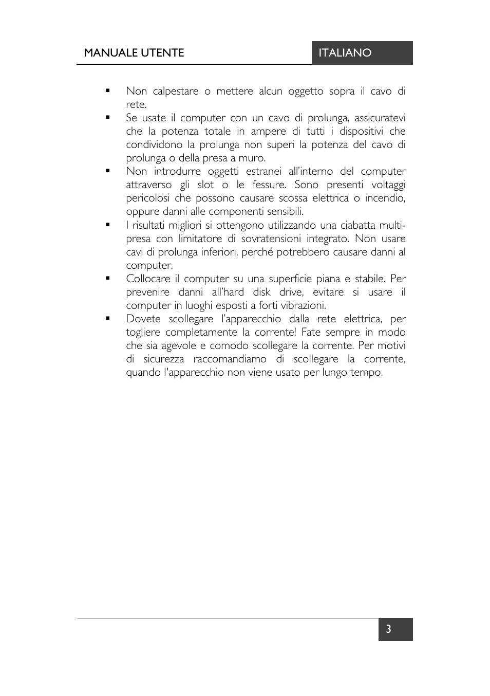 Liste di controllo | chiliGREEN X7 User Manual | Page 140 / 198