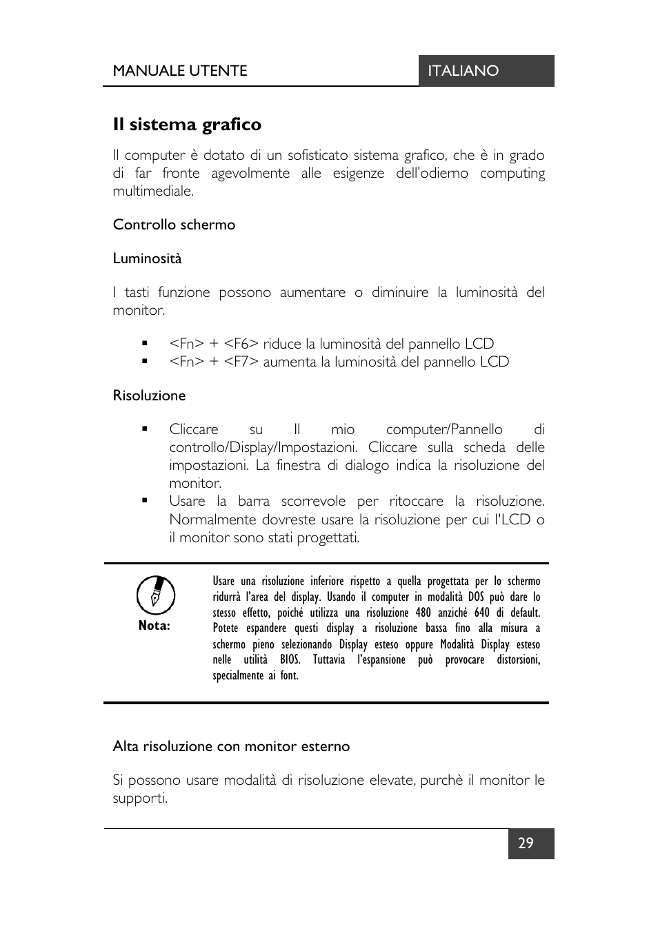 Il sistema grafico | chiliGREEN X7 User Manual | Page 166 / 198