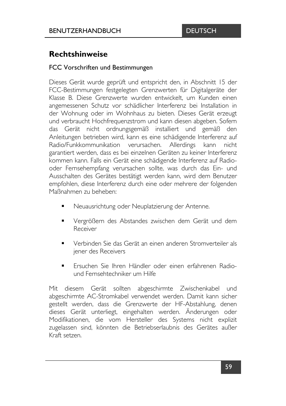 Rechtshinweise | chiliGREEN X7 User Manual | Page 64 / 198