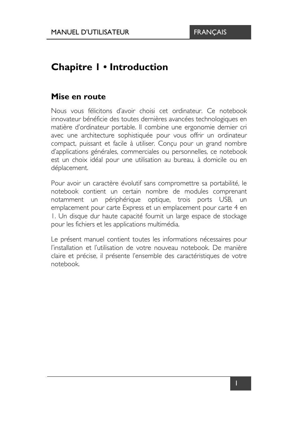 Chapitre 1 • introduction, Mise en route | chiliGREEN X7 User Manual | Page 72 / 198