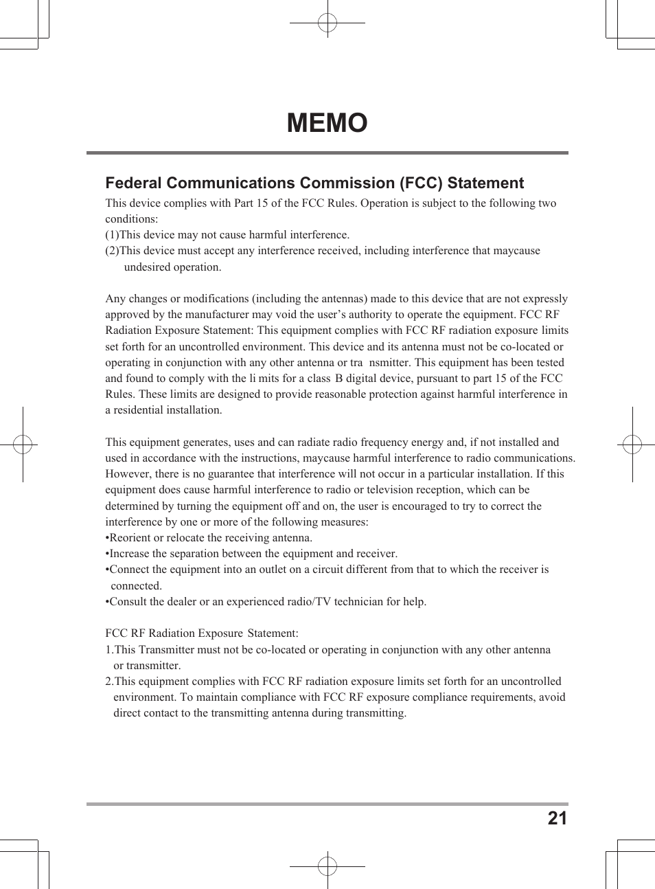 chiliGREEN X501H User Manual | Page 21 / 22