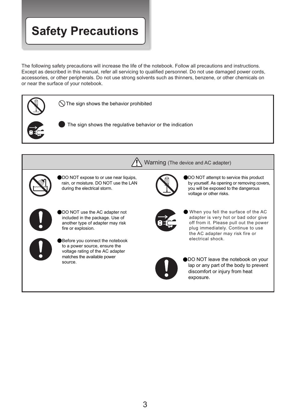 Safety precautions, Warning | chiliGREEN X300H User Manual | Page 4 / 22