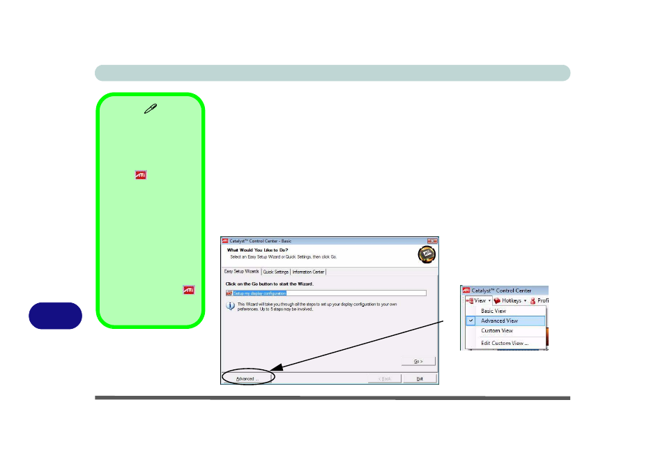 Ati catalyst® control center | chiliGREEN W760K User Manual | Page 162 / 230