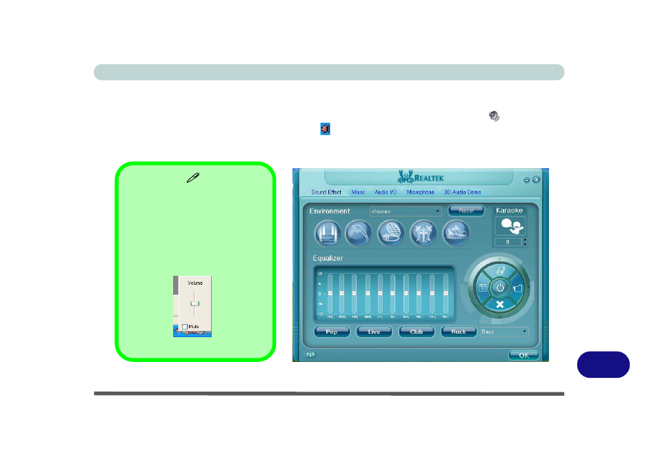 Audio features | chiliGREEN W760K User Manual | Page 183 / 230