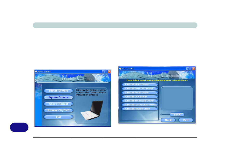 Driver installation, Driver installa | chiliGREEN W760K User Manual | Page 208 / 230