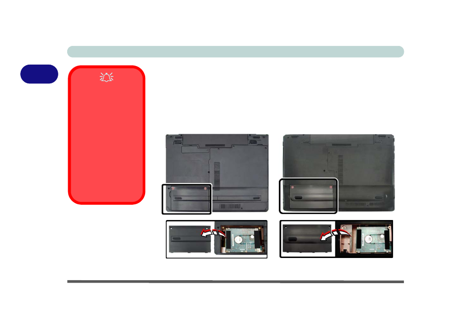 Hard disk drive, Hard disk drive -2, Model b model a | chiliGREEN W760K User Manual | Page 46 / 230
