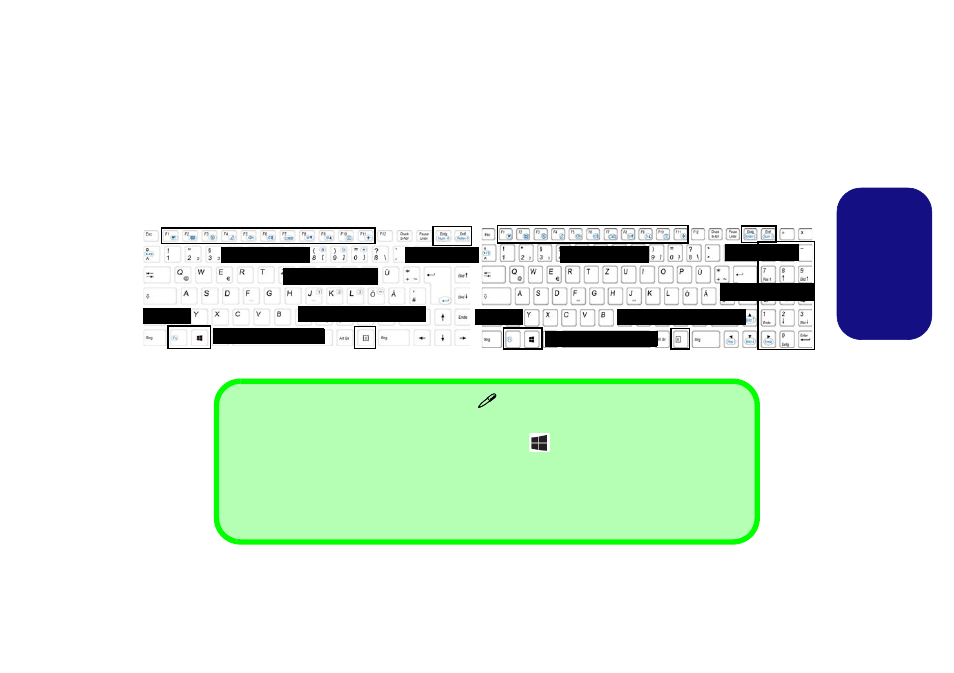 Tastatur, Deutsch | chiliGREEN W550SU2 User Manual | Page 33 / 114